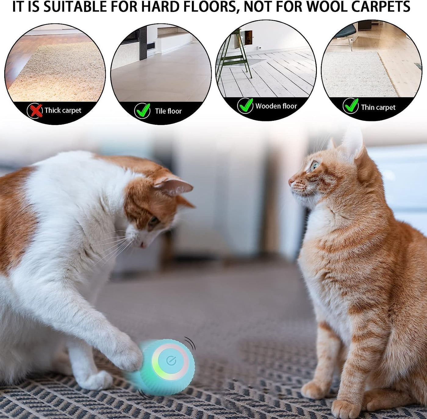 Automatic Pet Toy Ball